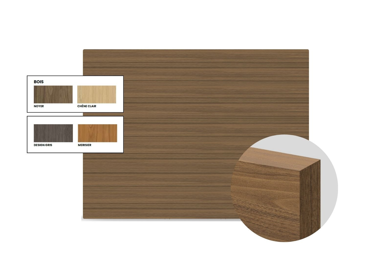 Tete de lit en bois - wood - dunlopillo