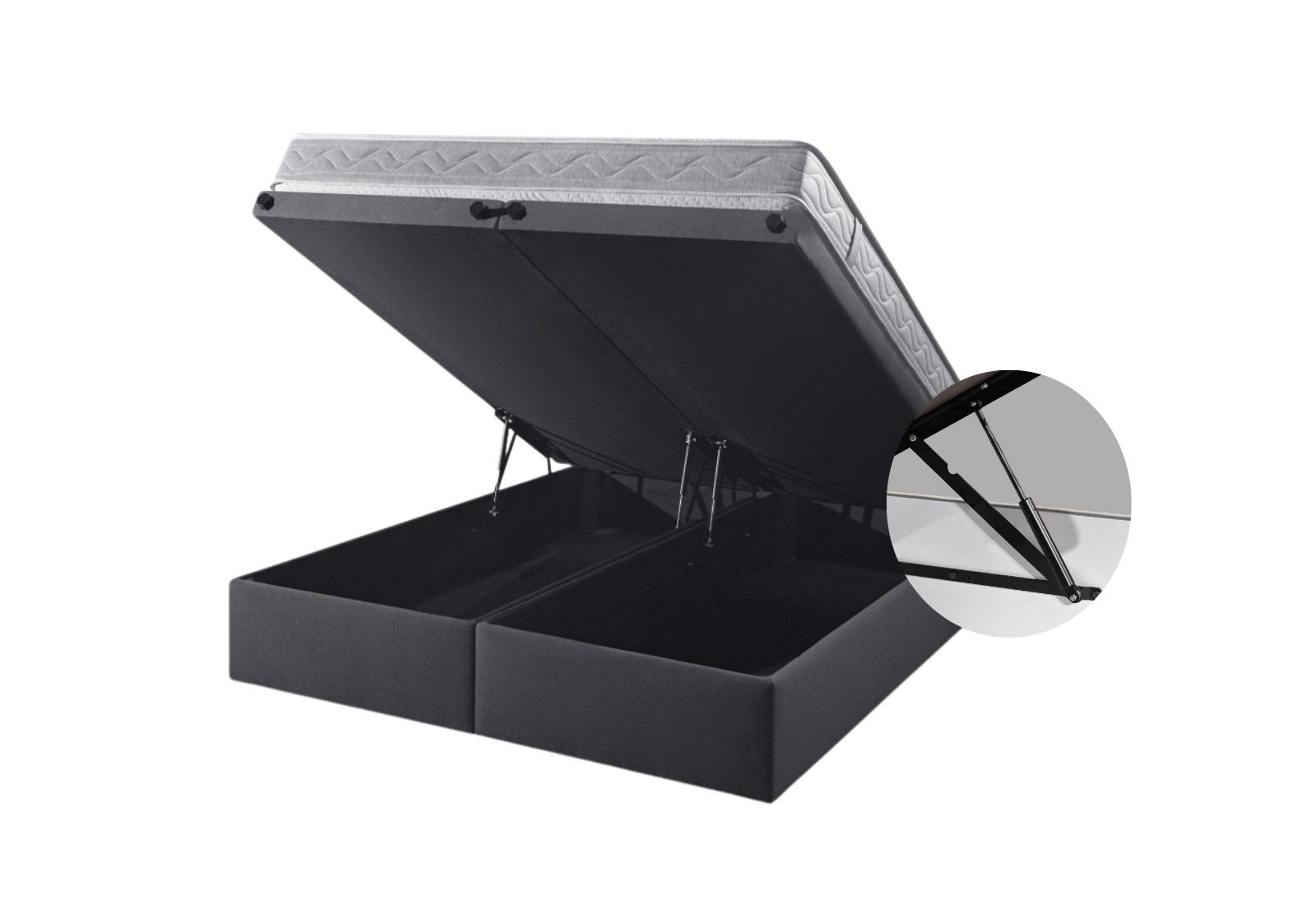 Dunlo'Coffre Dunlopillo - Lit coffre