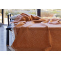 Plaid empreintes Brun de Vian-Tiran