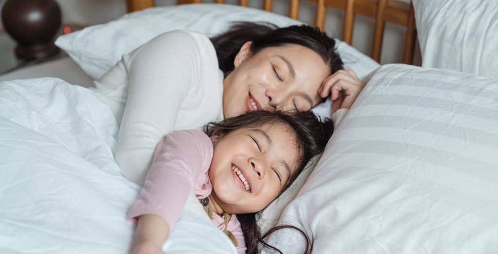 sommeil et réveil de bonne humeur